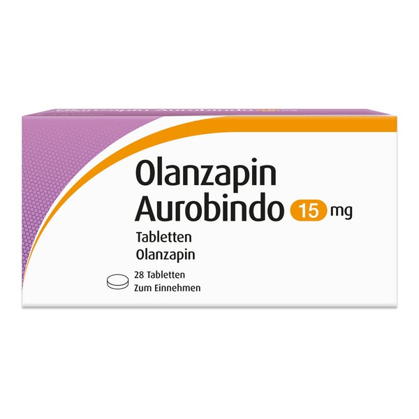 Olanzapin Aurobindo 15 mg Tabletten 28 St