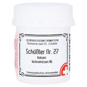 Produktabbildung: Schüssler Nr.27 Kalium bichromicum D 6 T 400 St