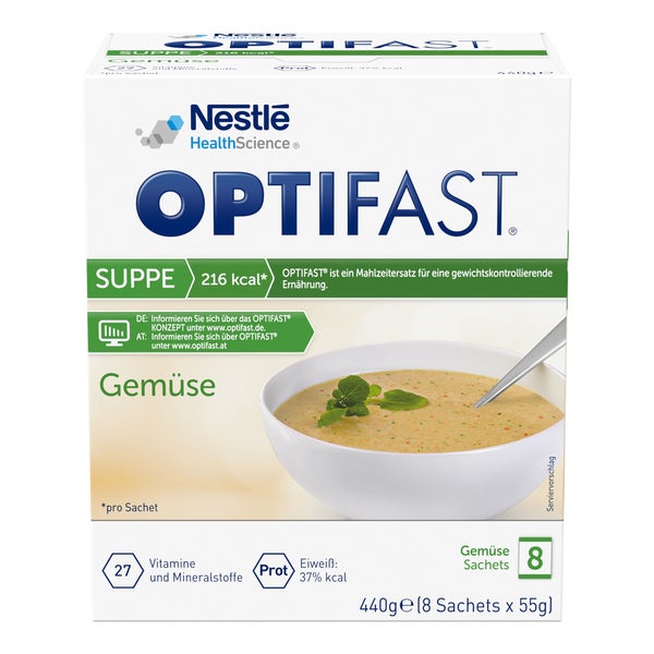 OPTIFAST Suppe Gemüse 8X55 g