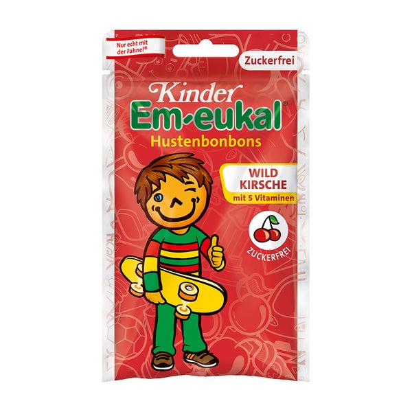 EM Eukal Kinder Bonbons Wildkirsche zuckerfrei 75 g