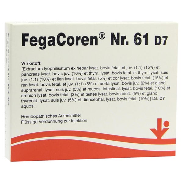 Fegacoren Nr.61 D 7 Ampullen 5X2 ml