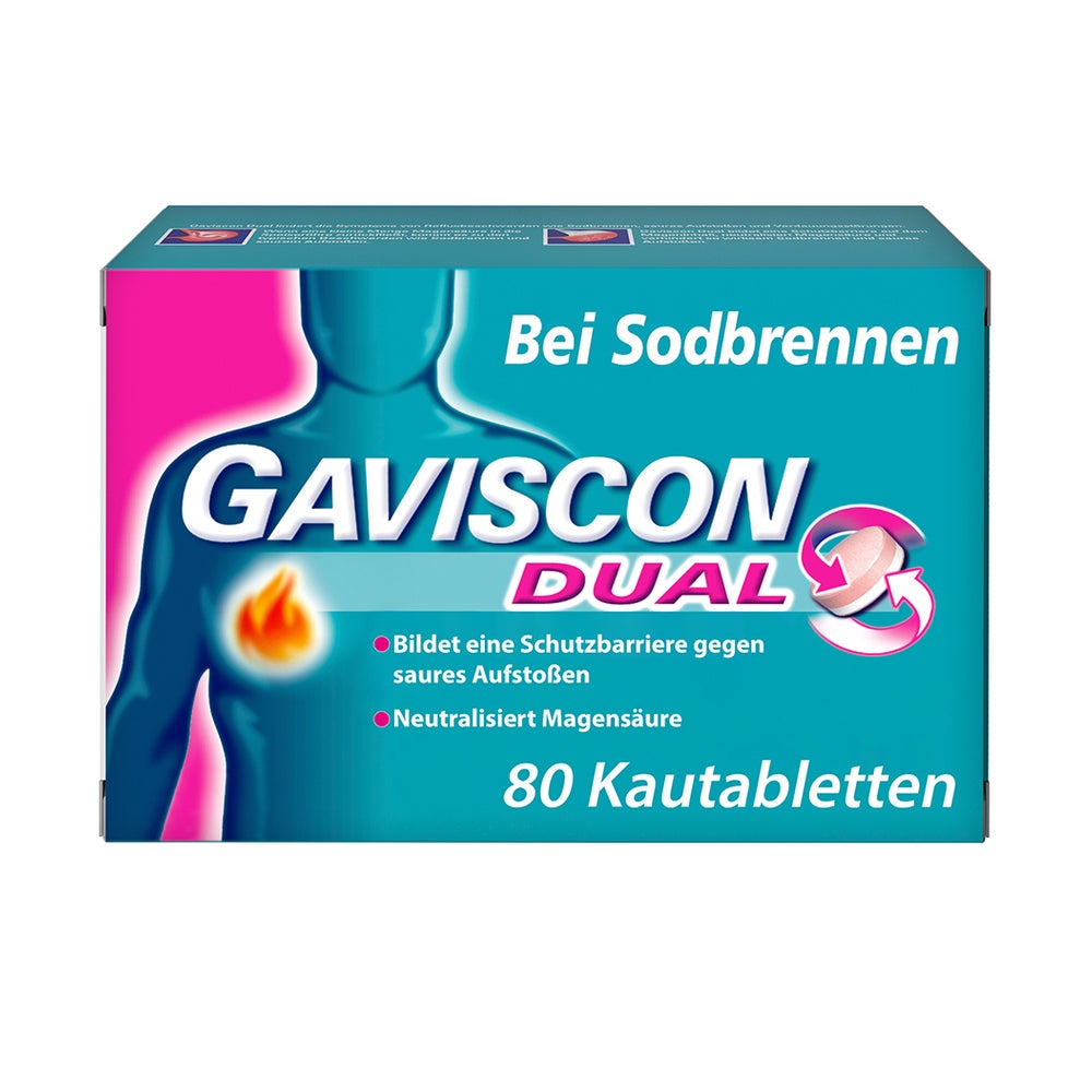 GAVISCON Dual Kautabletten 80 St