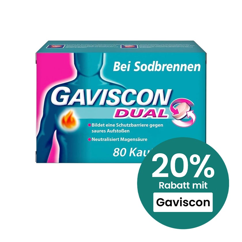 GAVISCON Dual Kautabletten 80 St