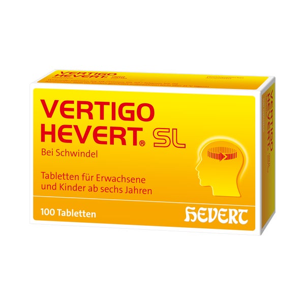 Vertigo Hevert SL Tabletten 100 St
