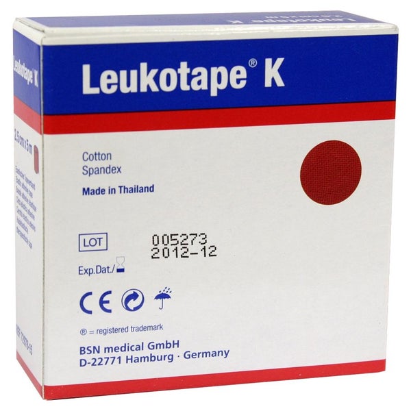 Leukotape K 2,5 cm rot 1 St