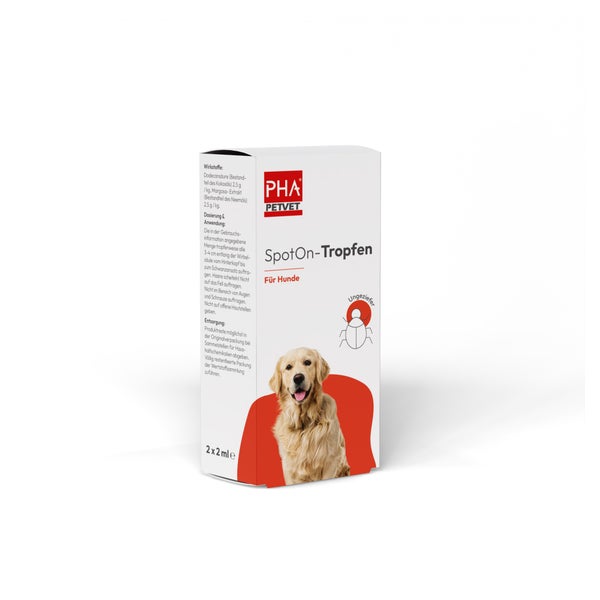 PHA Spot-on Tropfen f.Hunde 2X2 ml