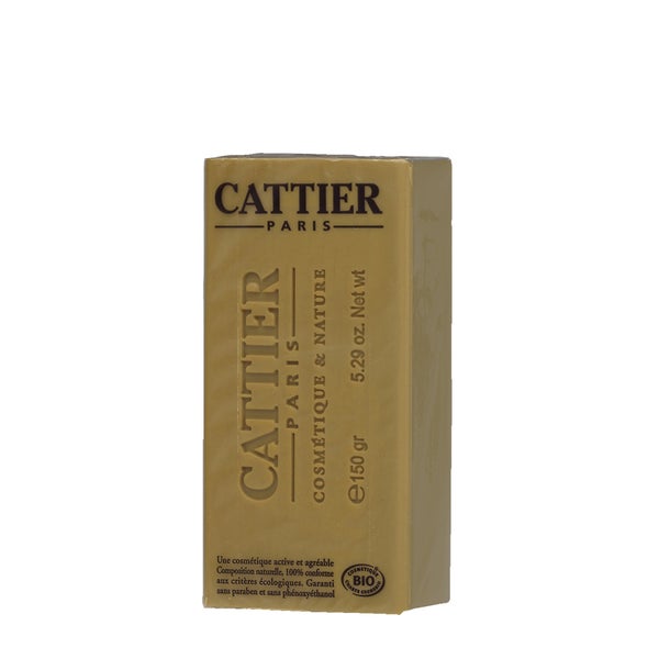 CATTIER Heilerde Seife mit Honig - Weiße Heilerde & Gelbe Heilerde & Bio-Lavendelhonig 150 g