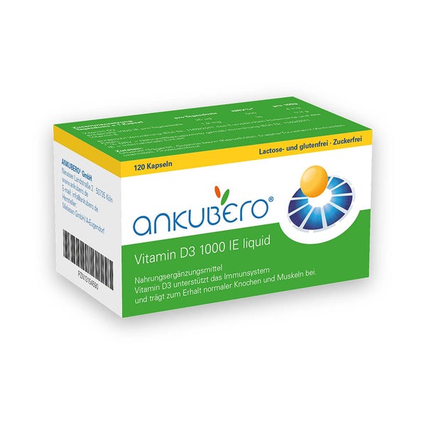 Ankubero Vitamin D3 1000 I.E. Liquidkaps 120 St