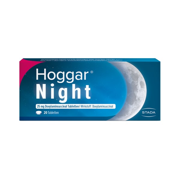 Hoggar Night 25 mg Doxylamin Schlaftabletten 20 St