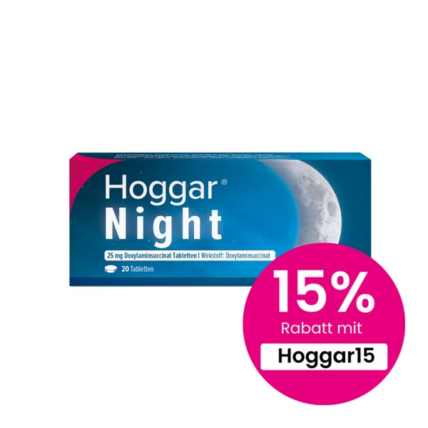 Hoggar Night 25 mg Doxylamin Schlaftabletten 20 St