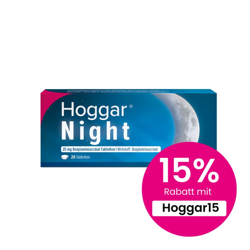 Hoggar Night 25 mg Doxylamin Schlaftabletten 20 St