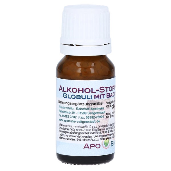 Alkohol-stopp Bioenerg Globuli mit Bachb 10 g