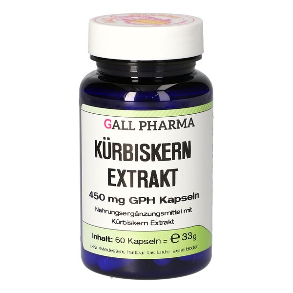 Kürbiskern Extrakt 450 mg GPH Kapseln 60 St
