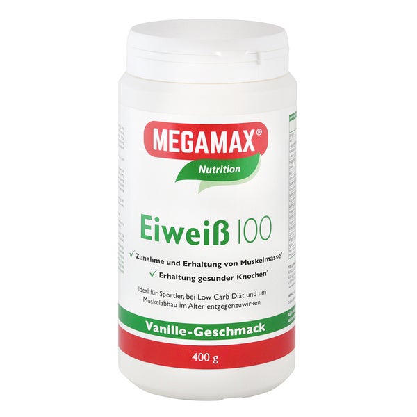 MEGAMAX Eiweiß 100  VANILLE 400 g