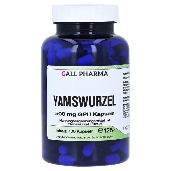 Yamswurzel 500 mg GPH Kapseln 180 St
