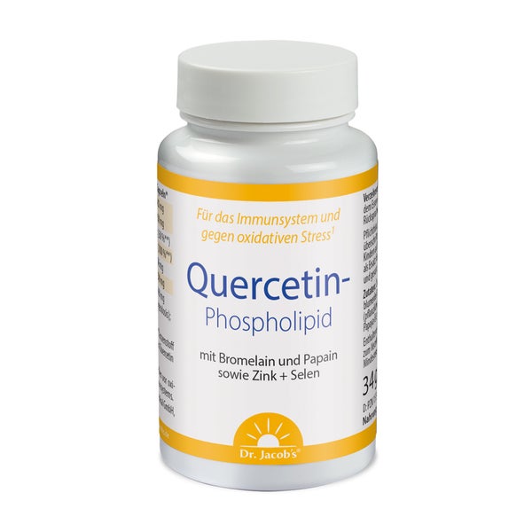 Dr. Jacob's Quercetin-Phospholipid mit Papain+Bromelain+Zink 60 St