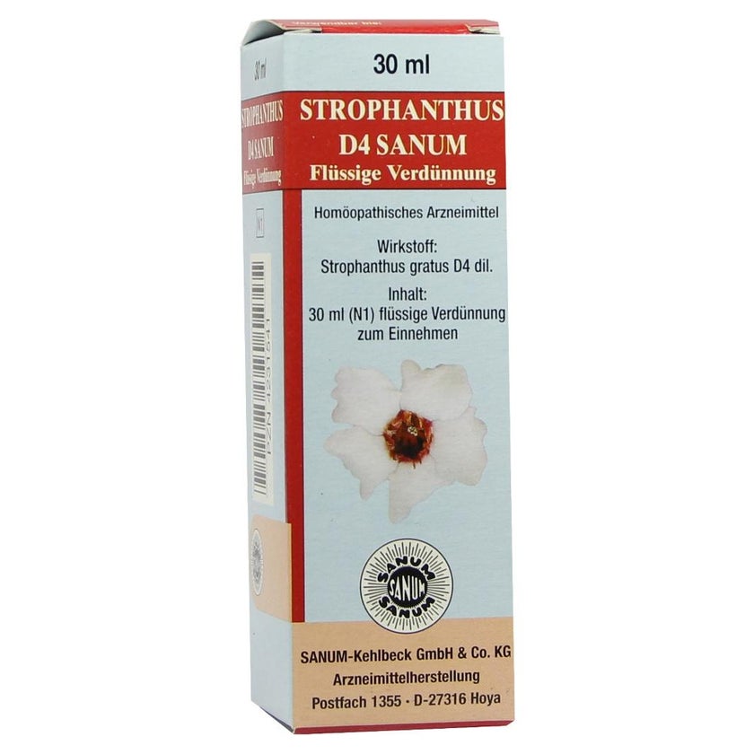 Strophanthus D 4 Sanum flüssige Verdünnu 30 ml
