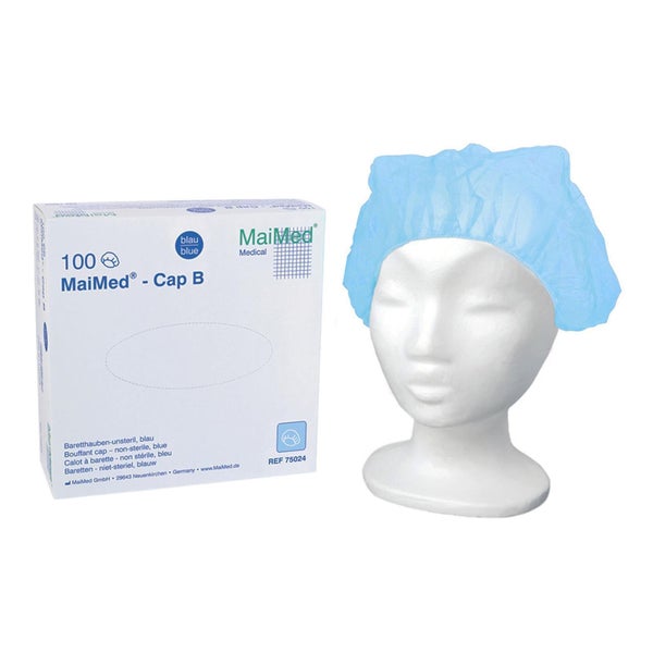 MaiMed Cap B Baretthaube 100 Stk - Grün 100 St