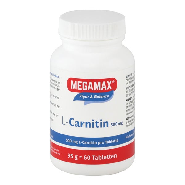 MEGAMAX L-Carnipure 500 MG 60 St