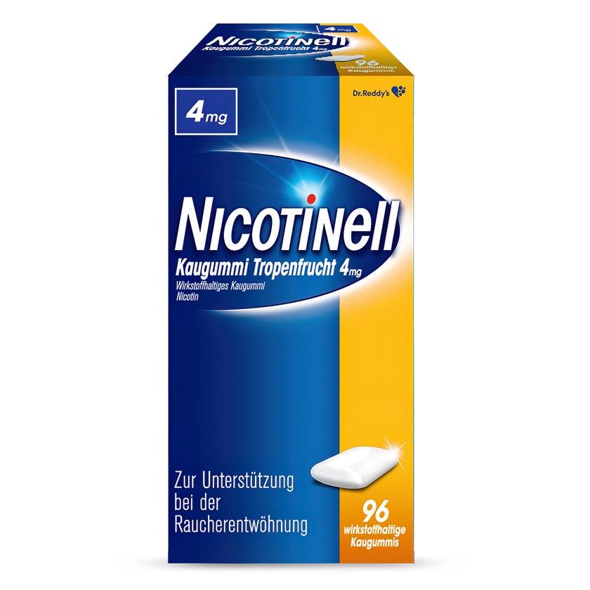 NICOTINELL Kaugummi 4 mg Tropfenfrucht 96 St