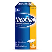 Produktabbildung: NICOTINELL Kaugummi 4 mg Tropfenfrucht 96 St