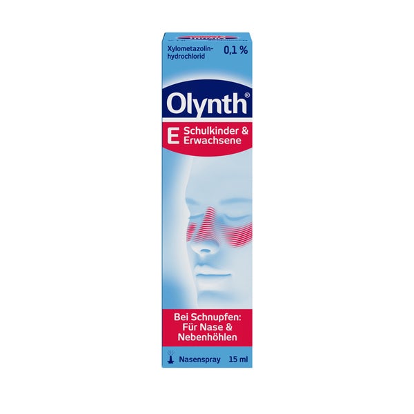 Olynth 0,1% abschwellendes Nasenspray Kinder & Erwachsene 15 ml