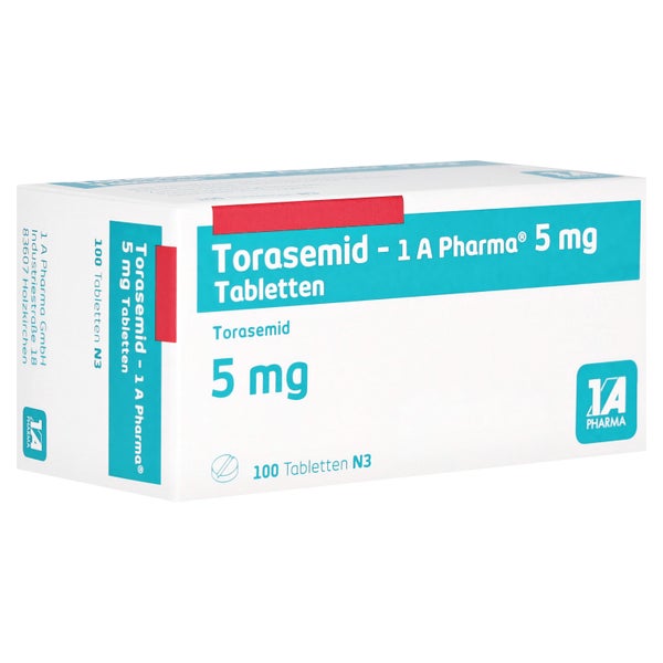 Torasemid-1a Pharma 5 mg Tabletten 100 St
