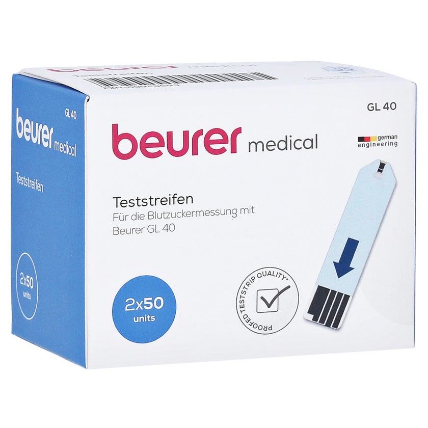 Beurer GL40 Blutzuckerteststreifen 100 St