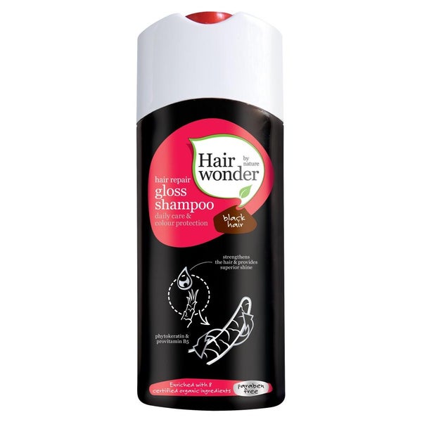 Hairwonder Gloss Shampoo black Hair 200 ml