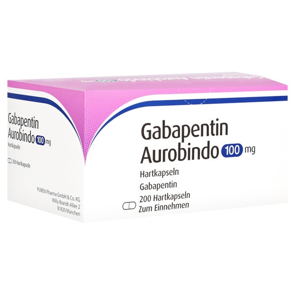 Gabapentin Aurobindo 100 mg Hartkapseln 200 St