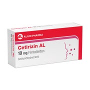 Produktabbildung: CETIRIZIN AL 10 mg Filmtabletten 20 St