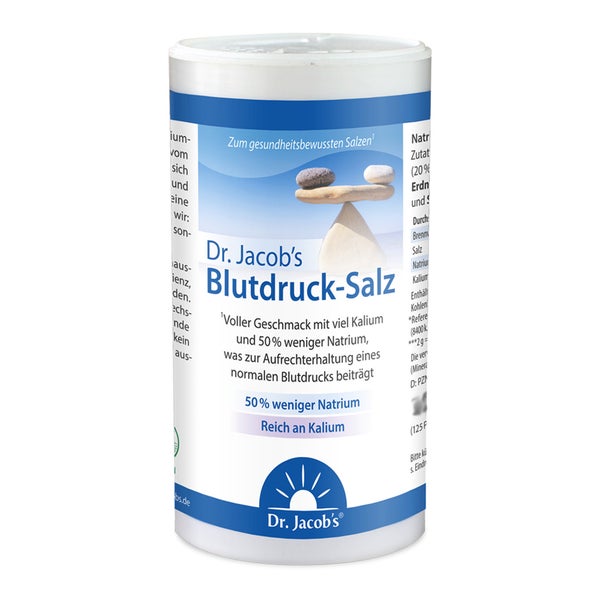 Dr. Jacob's Blutdruck-Salz mit Kalium Salzersatz 250 g