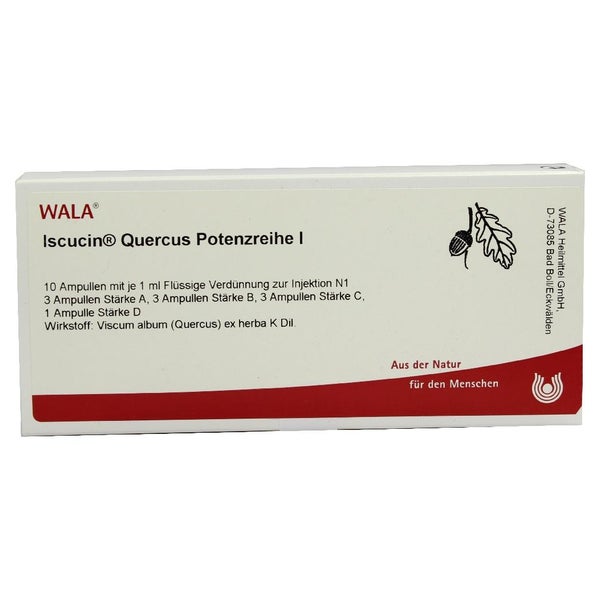 Iscucin Quercus Potenzreihe I Ampullen 10X1 ml