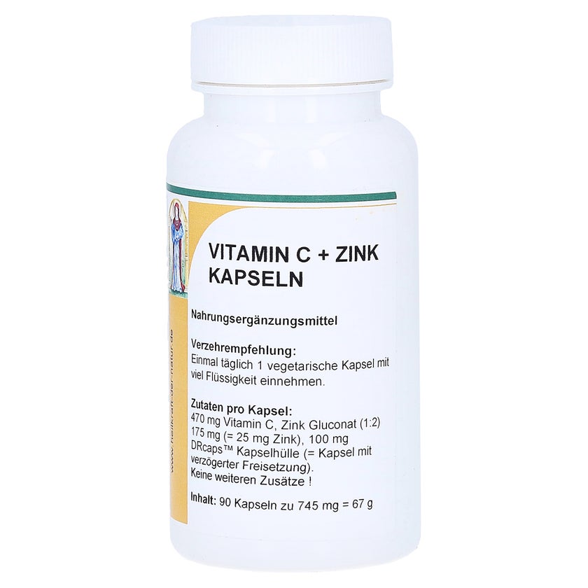 Vitamin C+zink 25 mg Kapseln 90 St