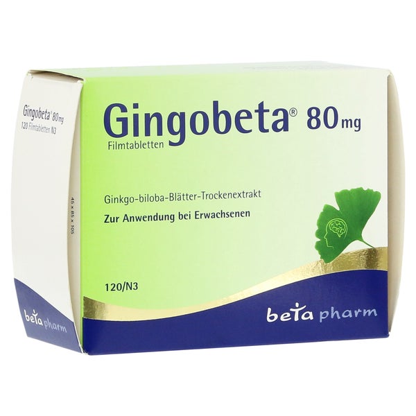 Gingobeta 80 mg Filmtabletten 120 St