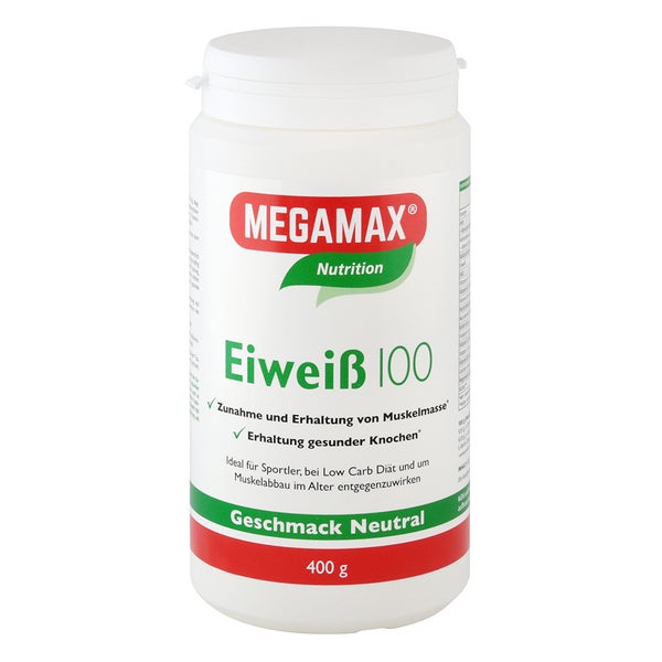 MEGAMAX Eiweiß 100  NEUTRAL 400 g