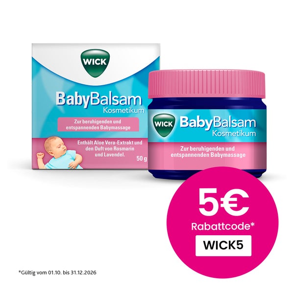 WICK BabyBalsam zur beruhigenden Babymassage 50 g