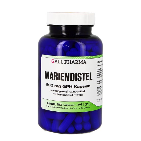Mariendistel 500 mg GPH Kapseln 180 St