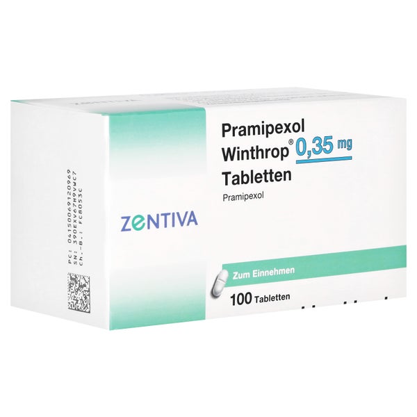 Pramipexol Winthrop 0,35 mg Tabletten 100 St