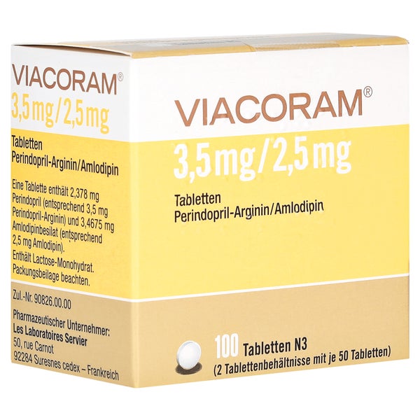 Viacoram 3,5 Mg/2,5 mg Tabletten 100 St
