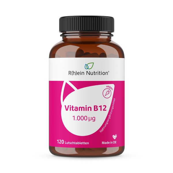 Vitamin B12 1.000 µg Lutschtabletten vegan 120 St