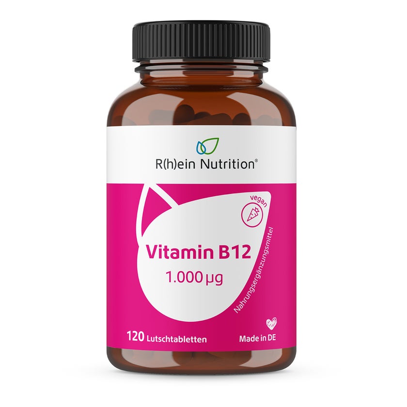 Vitamin B12 1.000 µg Lutschtabletten vegan 120 St