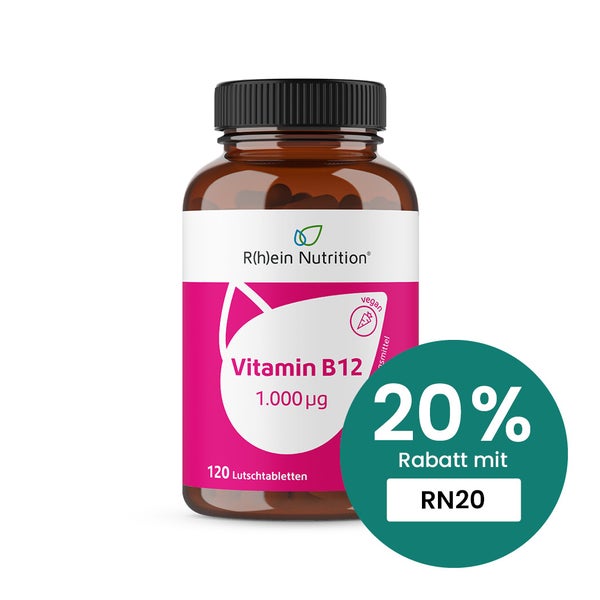 Vitamin B12 1.000 µg Lutschtabletten vegan 120 St