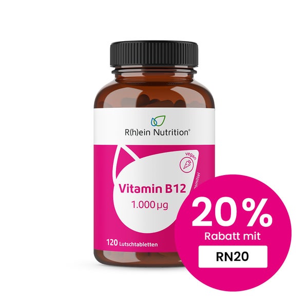 Vitamin B12 1.000 µg Lutschtabletten vegan 120 St