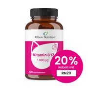 Produktabbildung: Vitamin B12 1.000 µg Lutschtabletten vegan 120 St