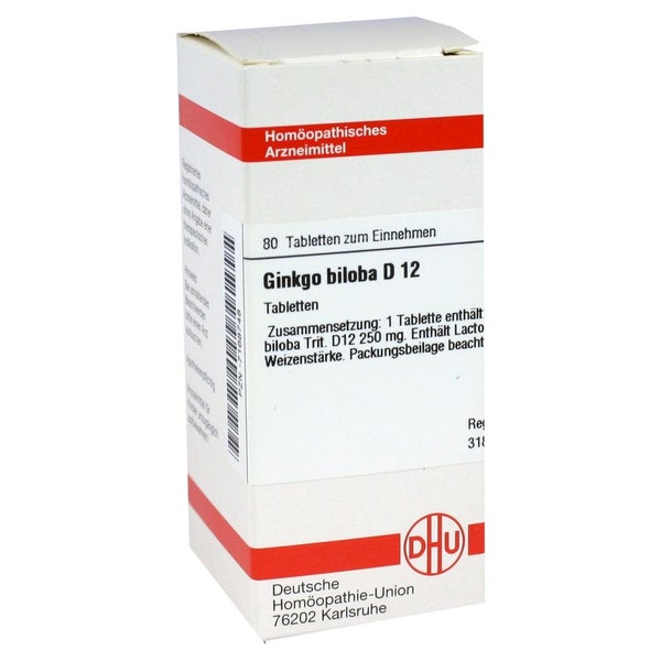 Ginkgo Biloba D 6 Tabletten 80 St