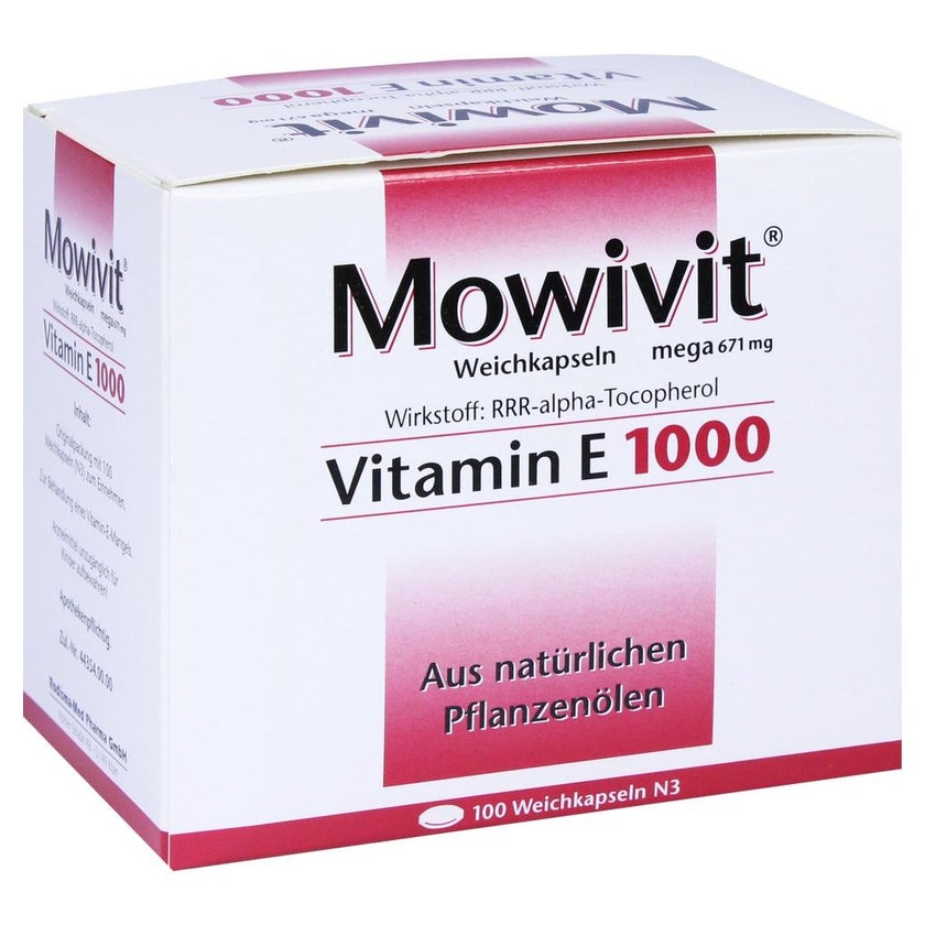 Mowivit Vitamin E 1000 Kapseln 100 St