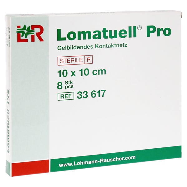 Lomatuell Pro 10x10 cm steril 8 St