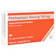 PANTOPRAZOL Hennig 40 mg magensaftres.Tabletten 15 St