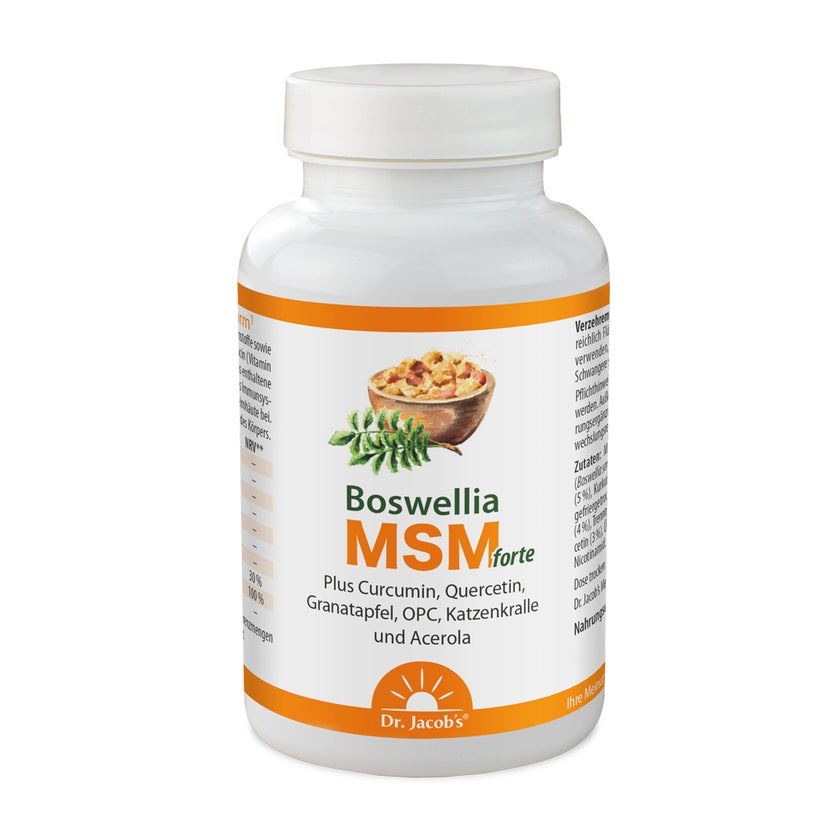 Dr. Jacob's Boswellia MSM forte mit Weihrauch+Quercetin+OPC 90 St